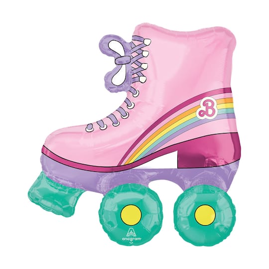 SuperShape® 30" Barbie Roller Skate Foil Balloon